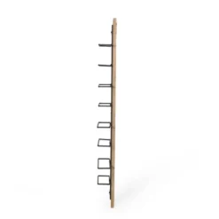 Toston Modern Industrial 8 Bottle Wall Mounted Wine Rack Natural/Black - Christopher Knight Home -Furniture Sale Store GUEST 1eba0935 aa37 4ff6 9416 0fcb15d80169