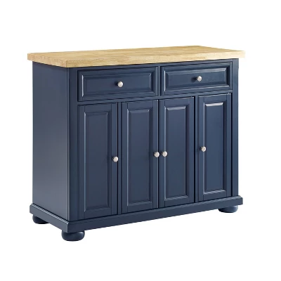 Madison Kitchen Island Navy - Crosley 3 Madison Kitchen Island Navy - Crosley - Image 3