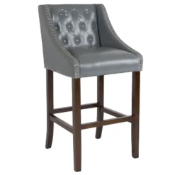 Merrick Lane Upholstered Barstool 30" High Transitional Tufted Barstool With Accent Nail Trim 36 Merrick Lane Upholstered Barstool 30" High Transitional Tufted Barstool With Accent Nail Trim -Furniture Sale Store GUEST 1fcf94e0 6665 479a 8925 dd33d338b16a