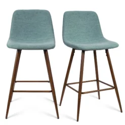 26" Bingo Walnut Leg With Upholstered Counter Height Stool (Set Of 2 )-Maison Boucle -Furniture Sale Store GUEST 1fd4b4d6 1e46 4e20 bd5f 192f0847b15e