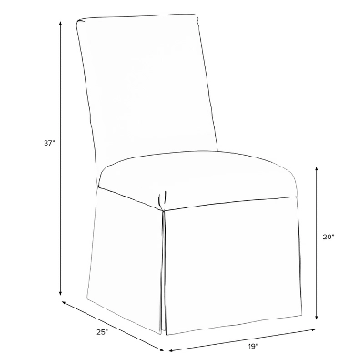 Logan Dining Chair Slipcover - Threshold™ 6 Logan Dining Chair Slipcover - Threshold™ - Image 6