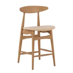 2pk 24" Cortland Mid Century Wood Counter Height Barstools - Inspire Q -Furniture Sale Store GUEST 2046ddb4 3837 4e91 8a81 f7f11c36ba15