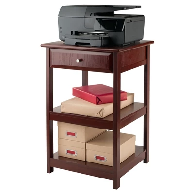 30.71" Delta Printer Stand Walnut - Winsome 4 30.71" Delta Printer Stand Walnut - Winsome - Image 4