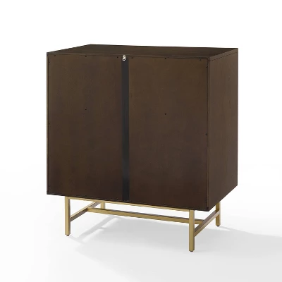 Blair Bar Cabinet Dark Brown/Gold - Crosley 8 Blair Bar Cabinet Dark Brown/Gold - Crosley - Image 8