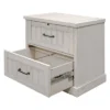 Avondale File With Locking Legal/Letter File Drawer Fully Assembled White - Martin Furniture