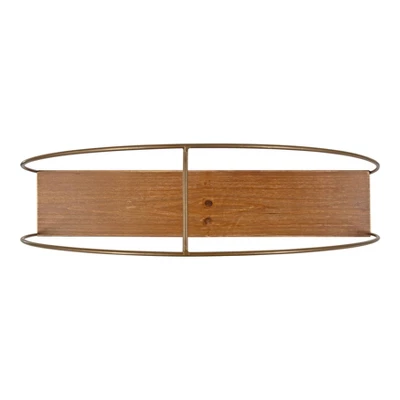Delmar Mid-Century Modern Wall Shelf - Kate & Laurel All Things Decor 4 Delmar Mid-Century Modern Wall Shelf - Kate & Laurel All Things Decor - Image 4