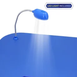Hastings Home Portable Cushioned Lap Desk With Removable Gooseneck LED Light, Cup Holder, And Pen Slot - Blue 7 Hastings Home Portable Cushioned Lap Desk With Removable Gooseneck LED Light, Cup Holder, And Pen Slot - Blue -Furniture Sale Store GUEST 218468c7 c672 481a 9c64 1303bc83bcc3
