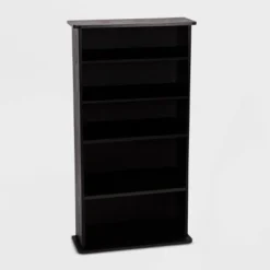 Drawbridge Multimedia Storage Rack Black - Atlantic -Furniture Sale Store GUEST 21c70f1d bfc8 4618 a84d 547af435e503