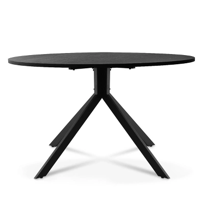 43'' Jones Solid Black Grain Round Dining Table -The Pop Maison 6 43'' Jones Solid Black Grain Round Dining Table -The Pop Maison - Image 6