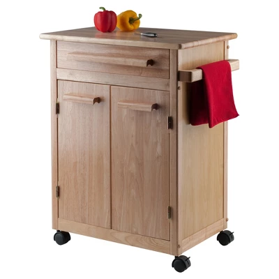 Hackett Kitchen Cart Natural - Winsome 7 Hackett Kitchen Cart Natural - Winsome - Image 7
