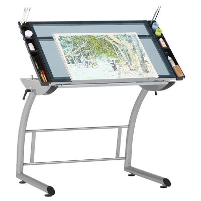 Triflex Drawing Table Soft Silver - Studio Designs 4 Triflex Drawing Table Soft Silver - Studio Designs - Image 4