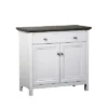 Saint Birch Olivia 2-Door Storage Cabinet, Gray Oak
