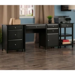 3pc Delta Home Office Set Black - Winsome -Furniture Sale Store GUEST 24a5a6c1 13d9 42e6 9576 1df8a01a5845