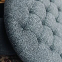 Large Round Tufted Storage Ottoman With Lift Off Lid - WOVENBYRD -Furniture Sale Store GUEST 24b213ae 1102 4a1e 94f8 2481a211346e