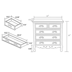 Levron Two-Tone Wood 5 Drawer Storage Cabinet Walnut Brown/White - Baxton Studio 20 Levron Two-Tone Wood 5 Drawer Storage Cabinet Walnut Brown/White - Baxton Studio -Furniture Sale Store GUEST 25b3fe6b a106 4fc7 9ca1 b4b3edc031c7