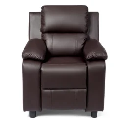 PU Leather Kids Recliner With Armrest & Headrest Lounge 3 Color -Furniture Sale Store GUEST 271a0e82 274d 44b5 a623 a14490095bdb