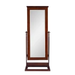 Furniture Sale Store 31 Chiara Cheval Mirror/Jewelry Wardrobe Walnut - Powell Company