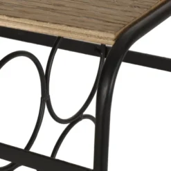 Rauser Modern Industrial 6 Bottle Tabletop Wine Rack Natural/Black - Christopher Knight Home -Furniture Sale Store GUEST 27dd02fa 4712 4ac9 b9c4 0be84609dd99