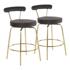 Set Of 2 Rhonda Glam Counter Height Barstools - LumiSource -Furniture Sale Store GUEST 28514e21 43bb 4320 b1a7 07c7be2e10d5