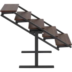 55 Downing Street Walnut And Gray Convertible Bookshelf Dining Table -Furniture Sale Store GUEST 288a8f05 2c86 4aff a28f 0b6252c59cbb