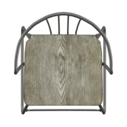 Set Of 2 Nowell Iron Dining Chairs Gray - Inspire Q -Furniture Sale Store GUEST 2915c51b 9d1a 424a 9812 1c43585f53b0