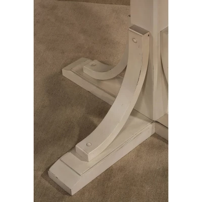 Clarion Round Counter Height Dining Table Distressed Gray/Sea White - Hillsdale Furniture 2 Clarion Round Counter Height Dining Table Distressed Gray/Sea White - Hillsdale Furniture - Image 2