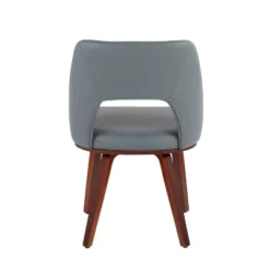 Set Of 2 Triad Bamboo/Faux Leather Upholstered Dining Chairs Walnut/Gray - LumiSource 10 Set Of 2 Triad Bamboo/Faux Leather Upholstered Dining Chairs Walnut/Gray - LumiSource -Furniture Sale Store GUEST 2a0819c4 e97c 4794 bec6 281bf81795f1