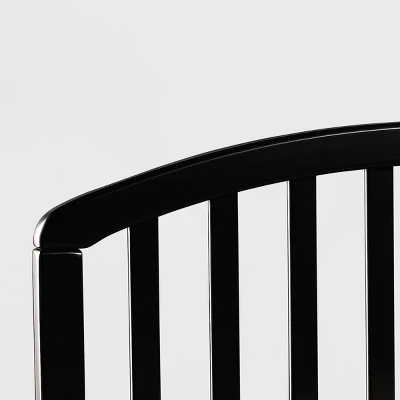 Carolina Headboard Full/Queen Black - Hillsdale Furniture 2 Carolina Headboard Full/Queen Black - Hillsdale Furniture - Image 2