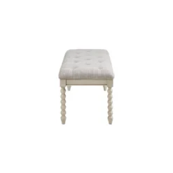 Beckett Tufted Accent Bench Light Gray/Natural - Madison Park Signature -Furniture Sale Store GUEST 2a999941 4c95 4bac 9384 37648a696e29