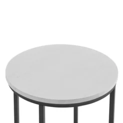 Vivian Glam X Leg Round Side Table - Saracina Home -Furniture Sale Store GUEST 2a9d589b 51b6 4a91 a201 0ea1365388f6
