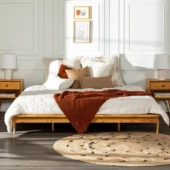 Boho Solid Wood King Platform Bed - Saracina Home 25 Boho Solid Wood King Platform Bed - Saracina Home -Furniture Sale Store GUEST 2b484637 caef 4c2f a8ec f88e052c940c