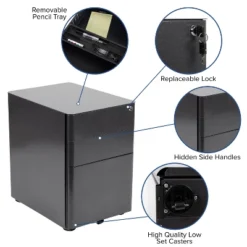 Flash Furniture Work From Home Kit - Black Computer Desk, Ergonomic Mesh Office Chair And Locking Mobile Filing Cabinet With Side Handles 12 Flash Furniture Work From Home Kit - Black Computer Desk, Ergonomic Mesh Office Chair And Locking Mobile Filing Cabinet With Side Handles -Furniture Sale Store GUEST 2ba157bf 6cb6 4e7f a432 5ff87e58261a