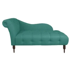Eden Diamond Tufted Chaise In Linen - Skyline Furniture -Furniture Sale Store GUEST 2bcc3919 e5bc 4b10 86d3 8b41c2c19aec
