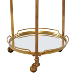 Traditional Iron And Mirrored Bar Cart Brass - Olivia & May -Furniture Sale Store GUEST 2c3c831d 9c35 4044 8f57 468d94f3f4c5
