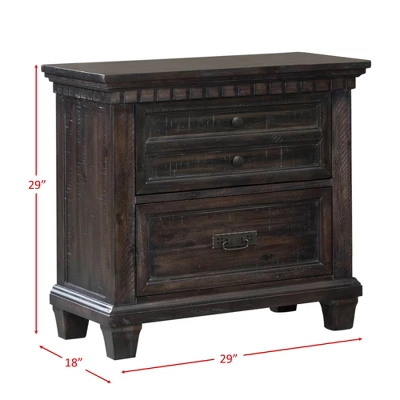 Steele Nightstand Dark Oak - Picket House Furnishings 8 Steele Nightstand Dark Oak - Picket House Furnishings - Image 8
