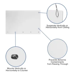 Flash Furniture Suspended Register Shield / Sneeze Guard - Mounting Or Hanging Hardware Included 13 Flash Furniture Suspended Register Shield / Sneeze Guard - Mounting Or Hanging Hardware Included -Furniture Sale Store GUEST 2c87482c b21d 4164 a77c 663e2c8ec431