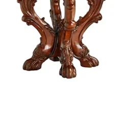 54" Dresden Dining Table Cherry Oak/Clear Glass - Acme Furniture -Furniture Sale Store GUEST 2cb97161 80fd 437d a61f 9e119a9e0d2b