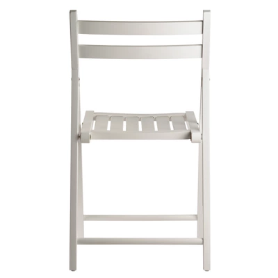 4pc Robin Folding Chair Set White - Winsome 4 4pc Robin Folding Chair Set White - Winsome - Image 4