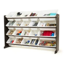 Extra Large Toy Storage Organizer With 20 Storage Bins Espresso/White - Humble Crew 10 Extra Large Toy Storage Organizer With 20 Storage Bins Espresso/White - Humble Crew -Furniture Sale Store GUEST 2dc7aec1 0e82 4248 b775 6d4464eec2df