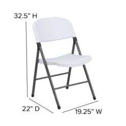 Flash Furniture 2 Pack HERCULES Series 330 Lb. Capacity Plastic Folding Chair With Charcoal Frame -Furniture Sale Store GUEST 2e37cb9a 2629 4640 be57 a383d22b999f