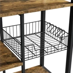 Yaheetech Utility Kitchen Storage Rack With 4 Shelves 11 Yaheetech Utility Kitchen Storage Rack With 4 Shelves -Furniture Sale Store GUEST 2ee6cb78 f776 4431 b18d a594445f6656
