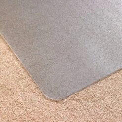 Vinyl Anti Microbial Chair Mat For Carpets Fresh Mist - Floortex