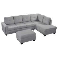108" Reversible L-Shape Sectional Sofa Couch With Storage Ottoman-ModernLuxe 17 108" Reversible L-Shape Sectional Sofa Couch With Storage Ottoman-ModernLuxe -Furniture Sale Store GUEST 3035f666 1fcd 484c 8f89 77d780d2d56c