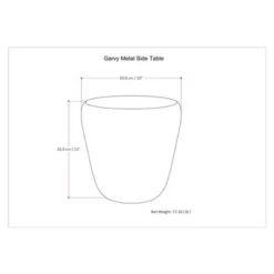 Beaton Metal Side Table - WyndenHall -Furniture Sale Store GUEST 30aa6401 5e25 449c aef6 0b29bf53f627