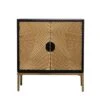 Contemporary Wood Cabinet Bronze - Olivia & May