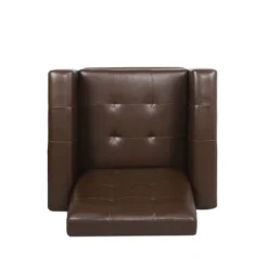 Craigue Contemporary Tufted Faux Leather Pushback Recliner - Christopher Knight Home -Furniture Sale Store GUEST 3111d7c6 e5ed 4a82 a002 049dde0917f8
