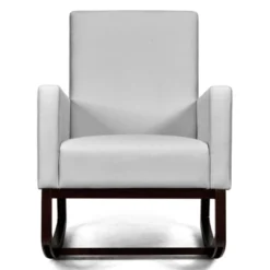 Tangkula 2-in-1 Upholstered Rocking Chair With Wood Leg & Pillow Relax Sofa Chair Light Grey/Beige/Dark Gray -Furniture Sale Store GUEST 319dd84e 5221 46b3 8dee 78b675f7bfd5