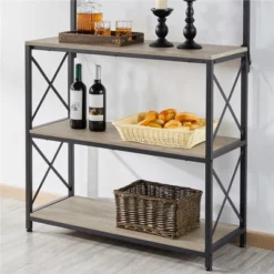 Yaheetech 63″ H Kitchen Baker’s Racks With 2 AC Outlets, 4-Tier Microwave Oven Stand 10 Yaheetech 63″ H Kitchen Baker’s Racks With 2 AC Outlets, 4-Tier Microwave Oven Stand -Furniture Sale Store GUEST 31ad69e7 25af 4017 ad56 ccbf9073b58d