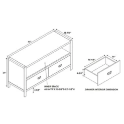 Peggy TV Stand For TVs Up To 50" White - Linon -Furniture Sale Store GUEST 31dad642 9aa6 42cc 9a50 6dea98b432b9