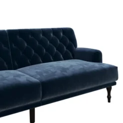 Lyla Upholstered Velvet Futon Blue - Room & Joy 15 Lyla Upholstered Velvet Futon Blue - Room & Joy -Furniture Sale Store GUEST 31f68bdb 18a3 481a 817b 615cdff6e1fe